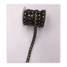 Tira Termoadhesiva Animal Print Oro Envejecido