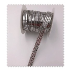 Tira Termoadhesiva Brillo Plata