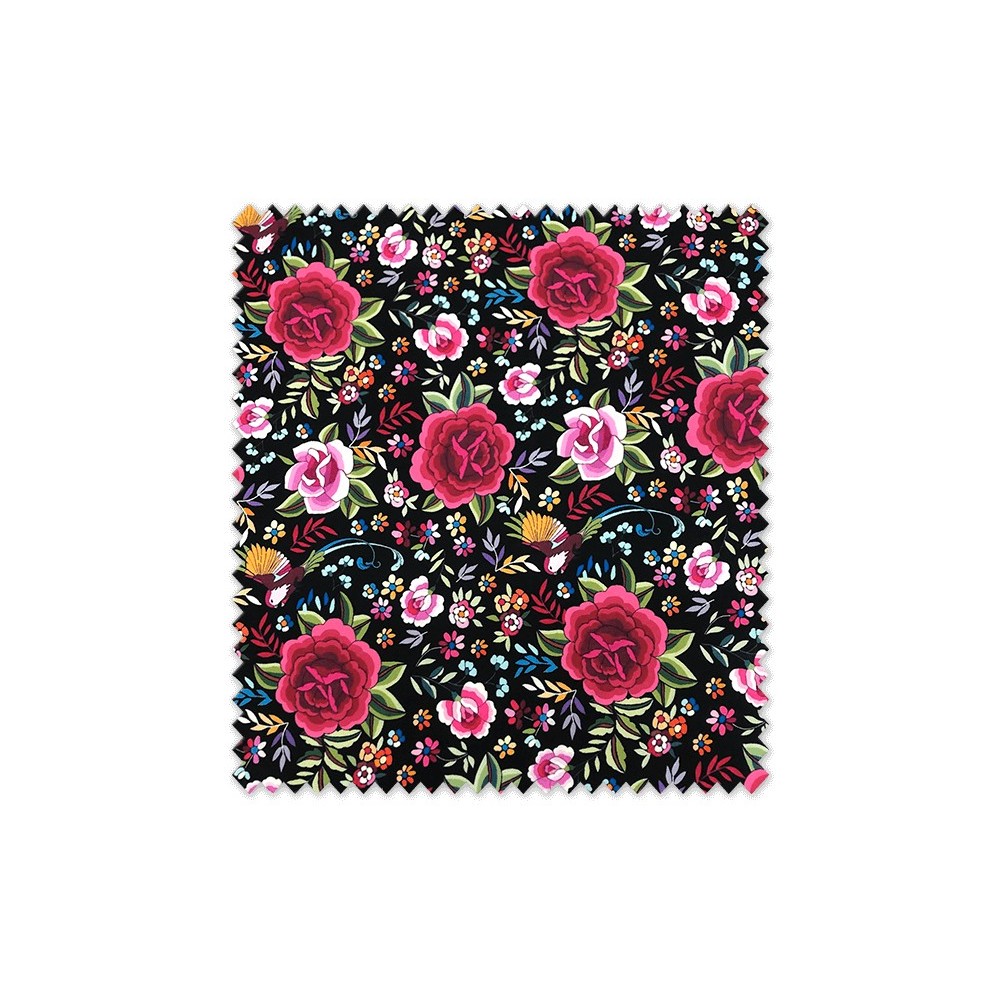 comprar tela strech flamenca negro