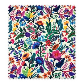 comprar tela flamenca flores beige