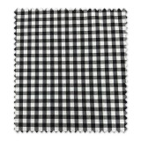 Loneta Tejida Cuadros Vichy Negro 2,80m Ancho