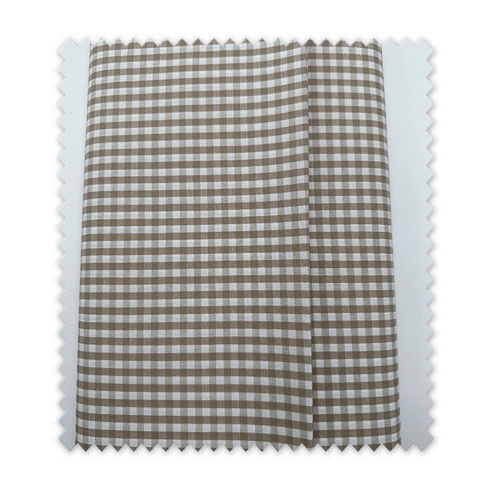 Algodón 100% Cuadro Vichy 0,5cm Arena