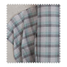 Viella Cuadros Gris y Verde Menta