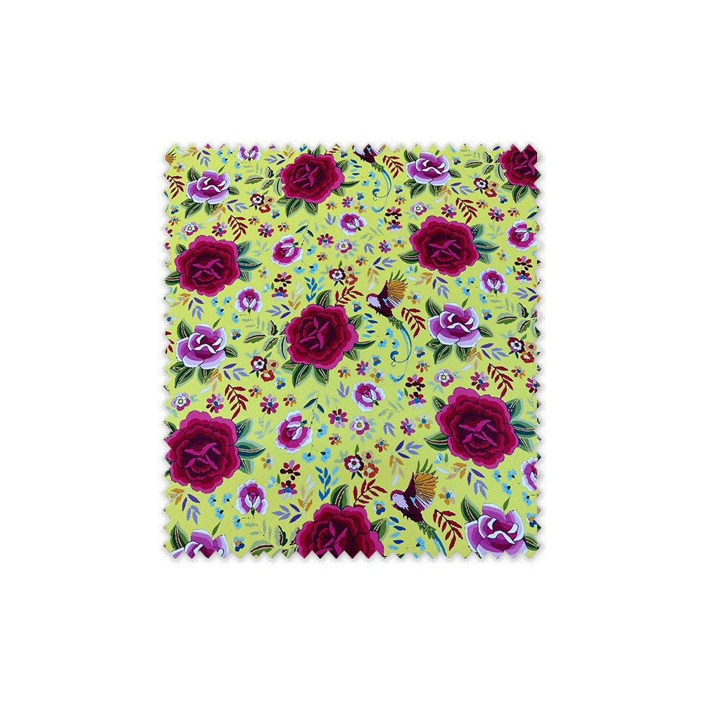 tela strech flamenca manila amarillo