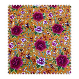 comprar tela strech flamenca mandarina