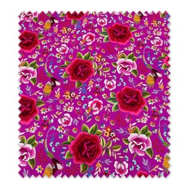 strech flamenca sin elastán fondo buganvilla