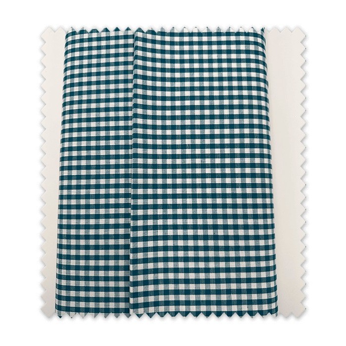 Algodón 100% Cuadro Vichy 0,5cm Petróleo