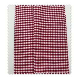 Algodón 100% Cuadro Vichy 0,5cm Fresa