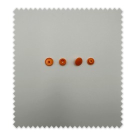 Pack 50 Snaps/ Botones de Presión Naranja