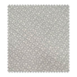 tela de piqué acolchada estrellas dobles fondo azul suave y cálida para confección infantil y bebé