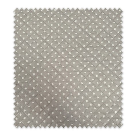 tela de piqué acolchada estrellas fondo gris infantil cálida y suave para bebé tela de piqué acolchada estrellas fondo gris infantil cálida y suave para bebé