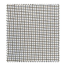 tela de cuadros escoceses gris y azul bebé para confección infantil y decoración