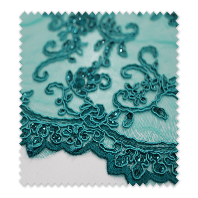 ❤  Encaje brillo | Venta de telas Online