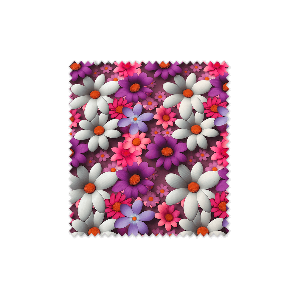 tela strech flamenca margaritas colores