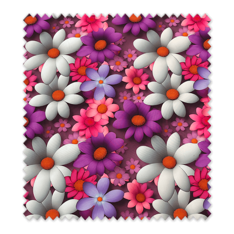 tela strech flamenca margaritas colores