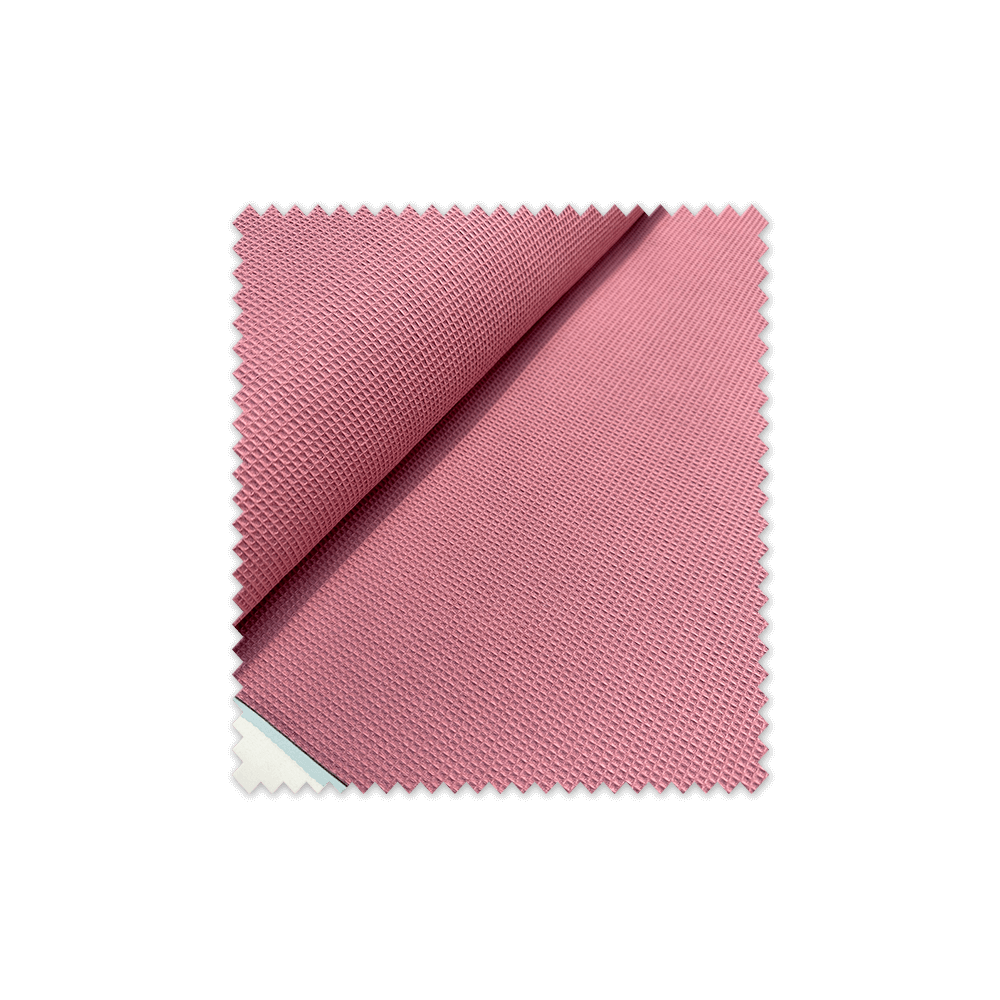 tela mini waffle rosa empolvado algodón textura nido de abeja elegante y suave