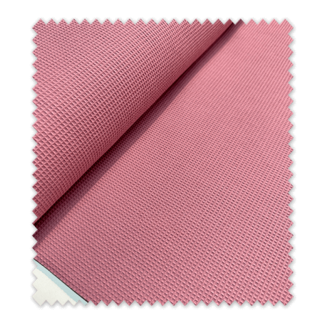 tela mini waffle rosa empolvado algodón textura nido de abeja elegante y suave