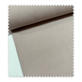 Tela mini waffle rosa vintage en detalle con relieve tipo nido de abeja