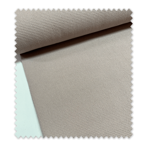 Tela mini waffle rosa vintage en detalle con relieve tipo nido de abeja