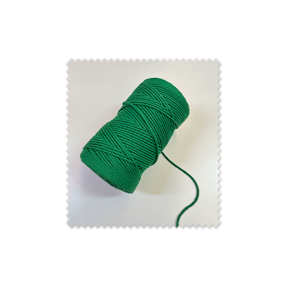 Macramé Verde 300 m · Rollo completo en oferta flash | Venta de telas Online