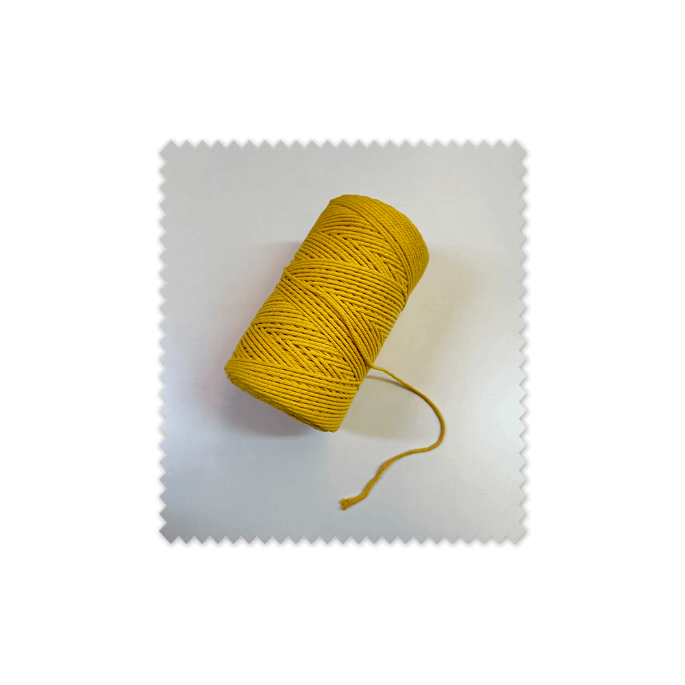 OFERTA FLASH Rollo 300m Macramé Amarillo