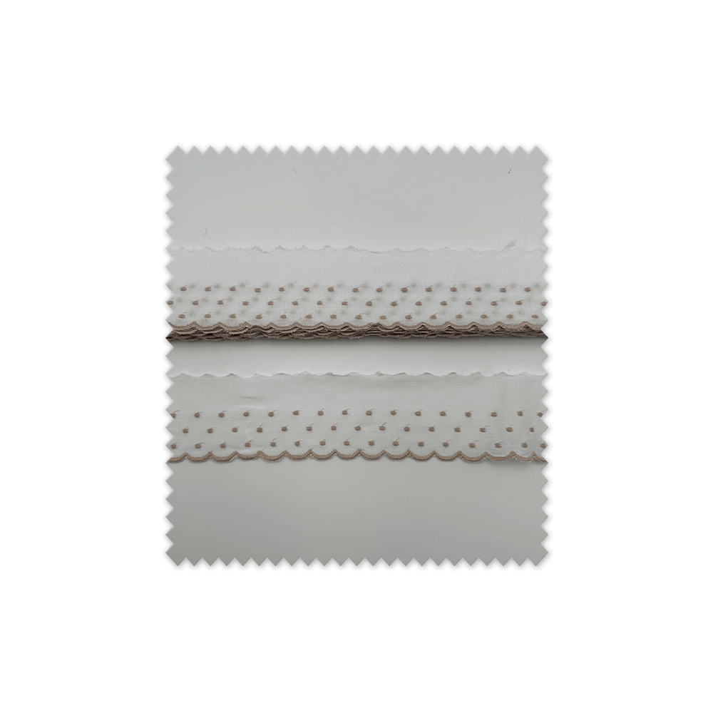 Oferta 13,70m Tira bordada beige