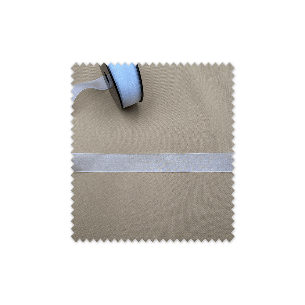 lazo organza blanco 50 metros oferta flash mercería online