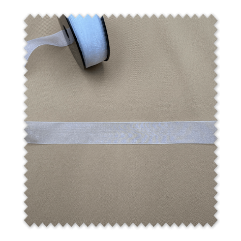 lazo organza blanco 50 metros oferta flash mercería online