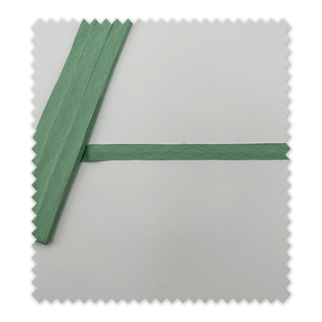 cinta verde menta algodón natural para costura