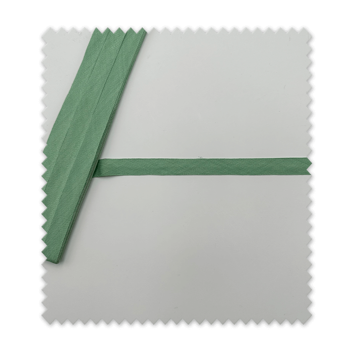 cinta verde menta algodón natural para costura