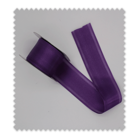 Cinta decorativa raso morado para proyectos creativos