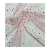 ▻ Comprar telas de Tul Foil Corazones | Venta de Telas Online