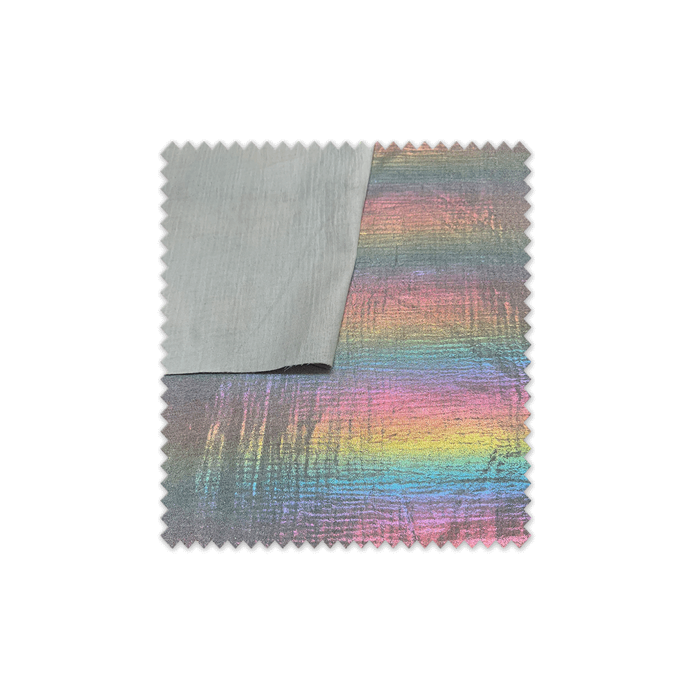 Doble Gasa Foil Multicolor Doble Cara