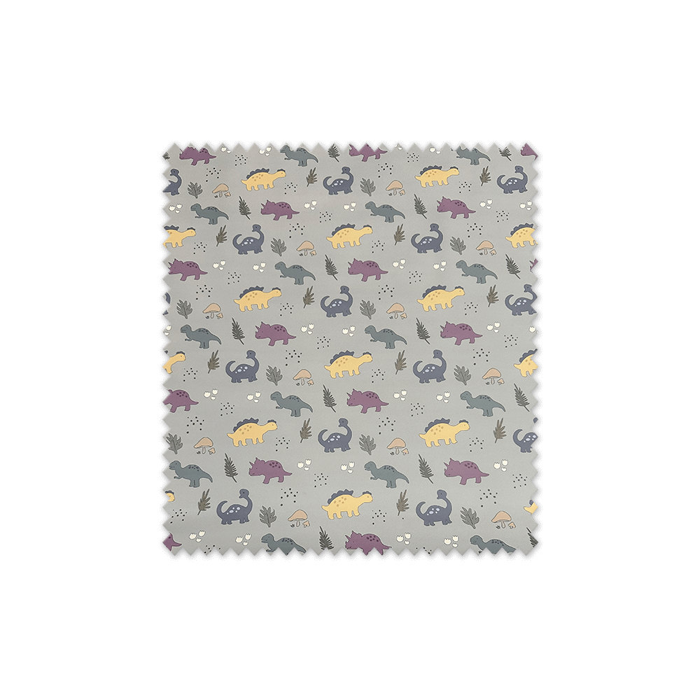 Impermeable Dinosaurios Colores Fondo Gris