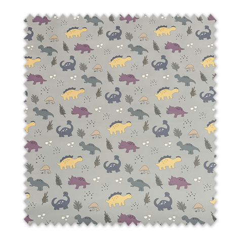 Impermeable Dinosaurios Colores Fondo Gris