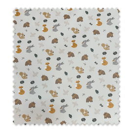 Impermeable Animales Bosque Fondo Crudo