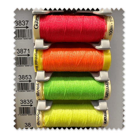 Hilo Gütermann Maraflex Fluor | Hilo elástico para prendas deportivas | Venta de telas Online
