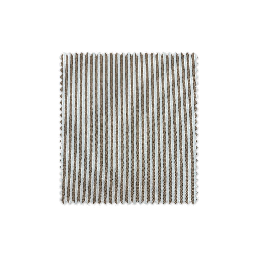 Tela de loneta tejida rayas camel ancho 2,80 m para tapicería y decoración natural