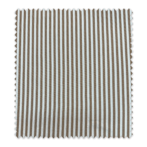 Tela de loneta tejida rayas camel ancho 2,80 m para tapicería y decoración natural