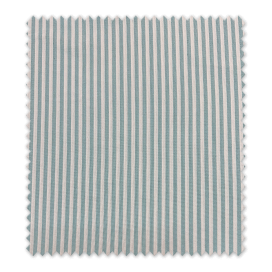 Tela de loneta tejida rayas verde agua ancho 2,80 m para tapicería y decoración