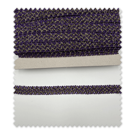 OFERTA FLASH Pack 25m Pasamanería Lurex Oro y Morado