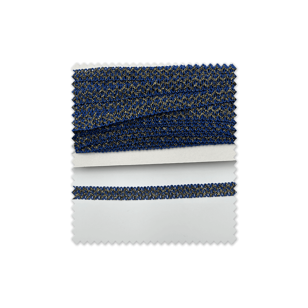 OFERTA FLASH Pack 25m Pasamanería Lurex Oro y Azul