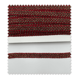 Rollo 25m Pasamanería Lurex Oro y Granate | Oferta Flash Mercería Online