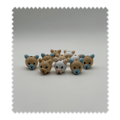 Pack bolas osito colores surtidos | Accesorios de madera para bebés | Venta de telas Online Pack bolas osito colores surtidos | Accesorios de madera para bebés | Venta de telas Online