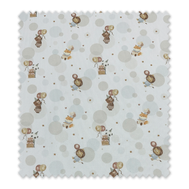 Piqué animales 100 % algodón | Tela infantil suave y resistente | Venta de telas Online