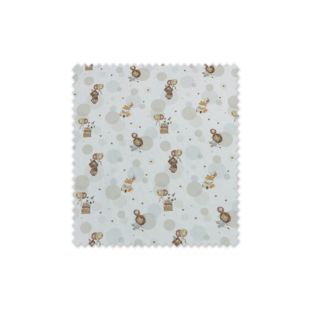 Piqué animales 100 % algodón | Tela infantil suave y resistente | Venta de telas Online