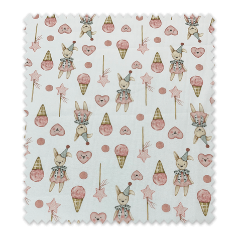 Popelín Osito, Helados y Corazones Rosa | Tela Algodón Infantil | Venta de telas Online Popelín Osito, Helados y Corazones Rosa | Tela Algodón Infantil | Venta de telas Online