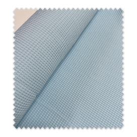 Tela waffle azul bebé | Algodón gofrado para bebé y baño
