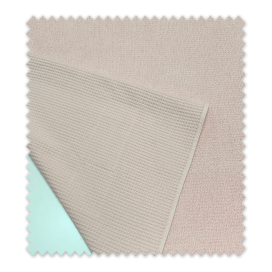 Tela absorbente rosa pastel waffle rizo para bebé