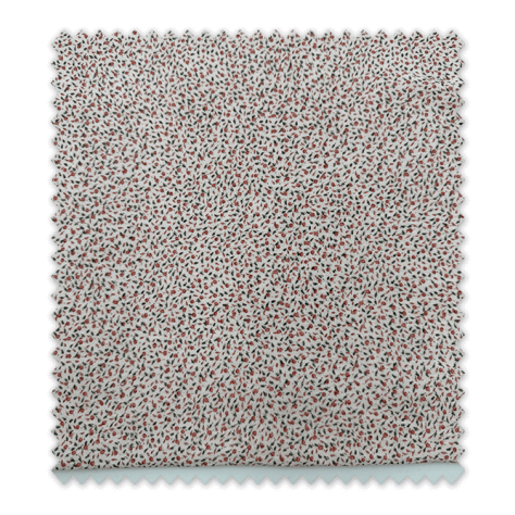 retal doble gasa orgánica flores rosa melocotón algodón 100 % natural para confección infantil y prendas ligeras